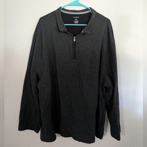 Van Heusen Charcoal Zip-Up Sweater